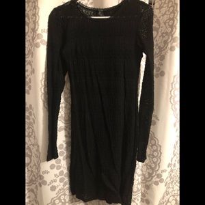 Black long sleeve dress